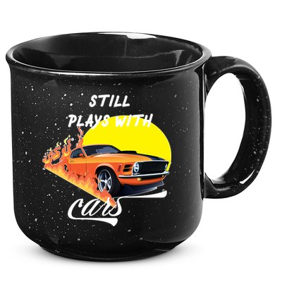 Still Plays With Cars Matching Family 15oz Campfire Ceramic Mug