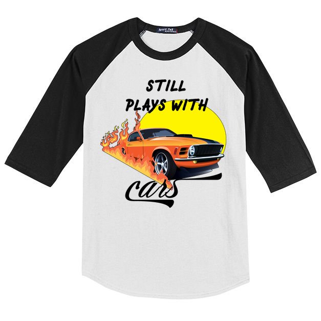 Still Plays With Cars Matching Family Kids Colorblock Raglan Jersey