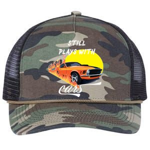 Still Plays With Cars Matching Family Retro Rope Trucker Hat Cap