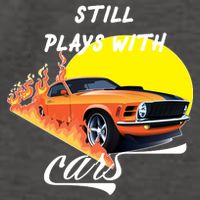 Still Plays With Cars Matching Family Vector Backpack