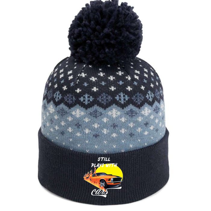 Still Plays With Cars Matching Family The Baniff Cuffed Pom Beanie