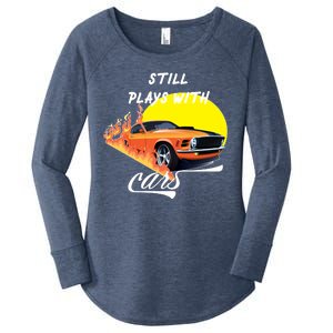 Still Plays With Cars Matching Family Women's Perfect Tri Tunic Long Sleeve Shirt