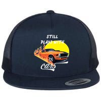 Still Plays With Cars Matching Family Flat Bill Trucker Hat