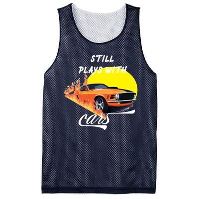 Still Plays With Cars Matching Family Mesh Reversible Basketball Jersey Tank