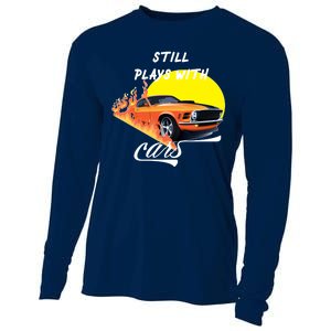 Still Plays With Cars Matching Family Cooling Performance Long Sleeve Crew