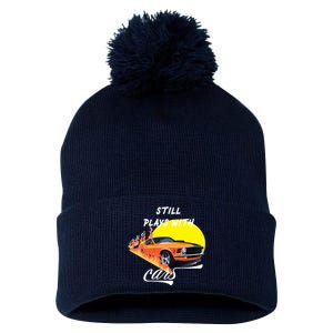 Still Plays With Cars Matching Family Pom Pom 12in Knit Beanie