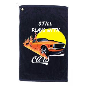 Still Plays With Cars Matching Family Platinum Collection Golf Towel