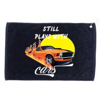 Still Plays With Cars Matching Family Grommeted Golf Towel