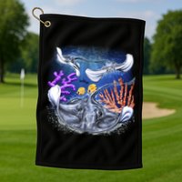 Stingrays Golf Towel