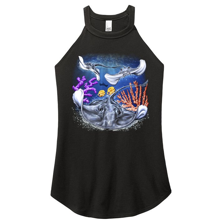 Stingrays Women's Perfect Tri Rocker Tank