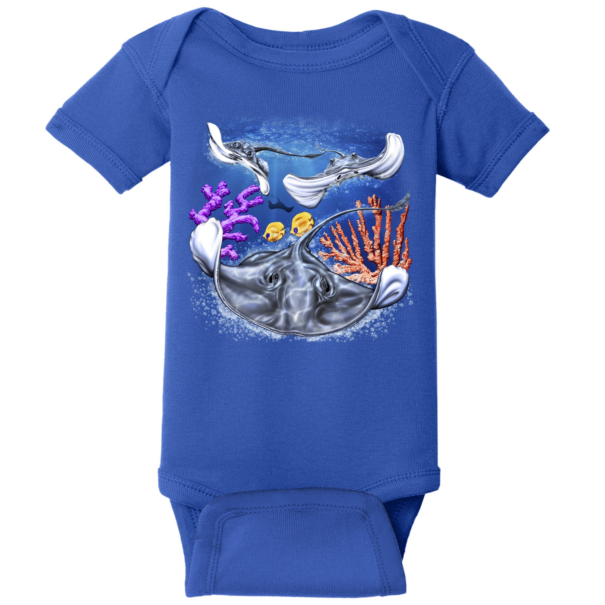 Stingrays Baby Bodysuit