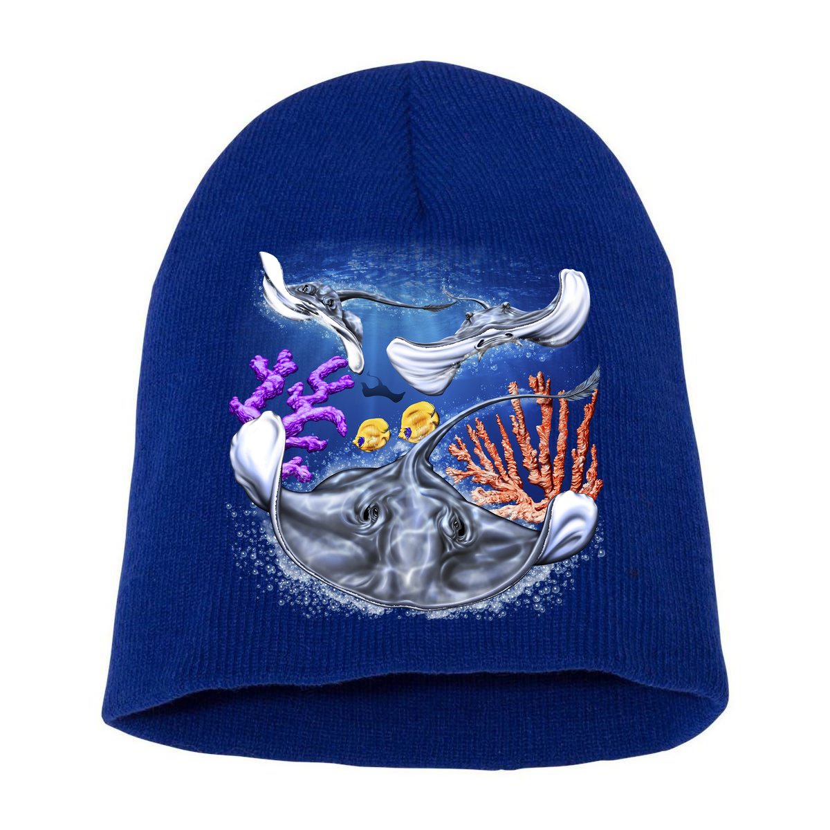 Stingrays Short Acrylic Beanie