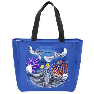 Stingrays Zip Tote Bag