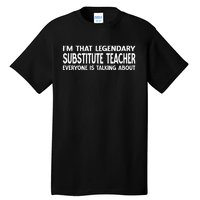 Substitute Teacher Job Title Employee Substitute Teacher Tall T-Shirt