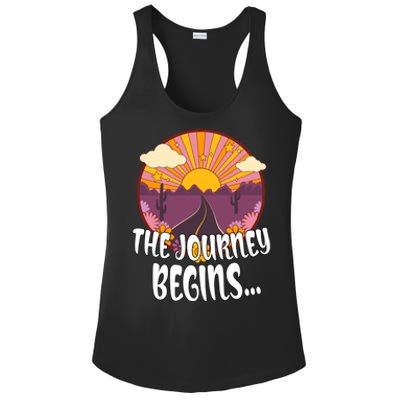 So The Journey Begins Road Trippin Tee Merch For Roadies Great Gift Ladies PosiCharge Competitor Racerback Tank