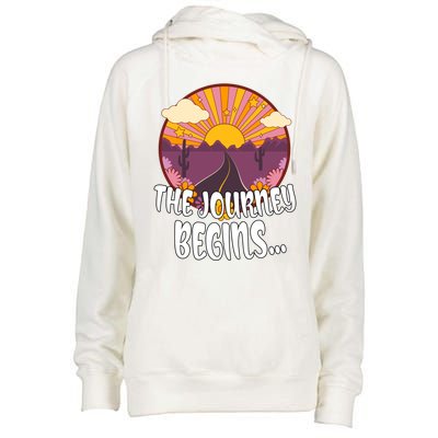 So The Journey Begins Road Trippin Tee Merch For Roadies Great Gift Womens Funnel Neck Pullover Hood