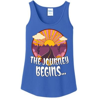 So The Journey Begins Road Trippin Tee Merch For Roadies Great Gift Ladies Essential Tank