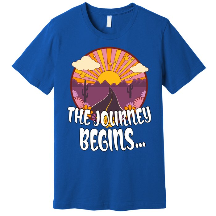 So The Journey Begins Road Trippin Tee Merch For Roadies Great Gift Premium T-Shirt