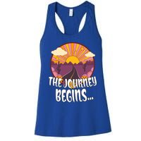 So The Journey Begins Road Trippin Tee Merch For Roadies Great Gift Women's Racerback Tank