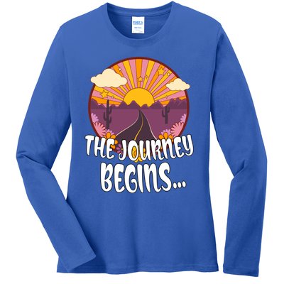 So The Journey Begins Road Trippin Tee Merch For Roadies Great Gift Ladies Long Sleeve Shirt