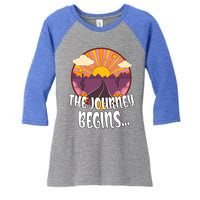 So The Journey Begins Road Trippin Tee Merch For Roadies Great Gift Women's Tri-Blend 3/4-Sleeve Raglan Shirt