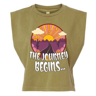 So The Journey Begins Road Trippin Tee Merch For Roadies Great Gift Garment-Dyed Women's Muscle Tee