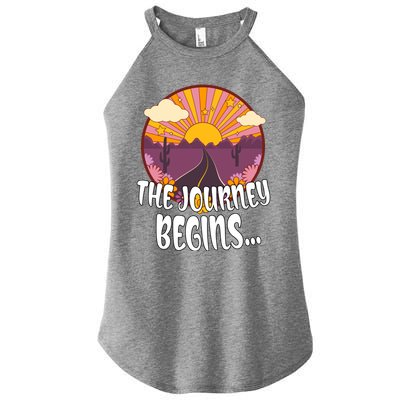 So The Journey Begins Road Trippin Tee Merch For Roadies Great Gift Women's Perfect Tri Rocker Tank