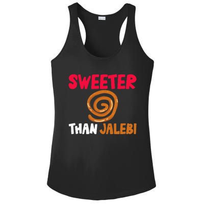 Sweeter Than Jalebi Desi Bollywood Sarcastic Funny Meme Ladies PosiCharge Competitor Racerback Tank