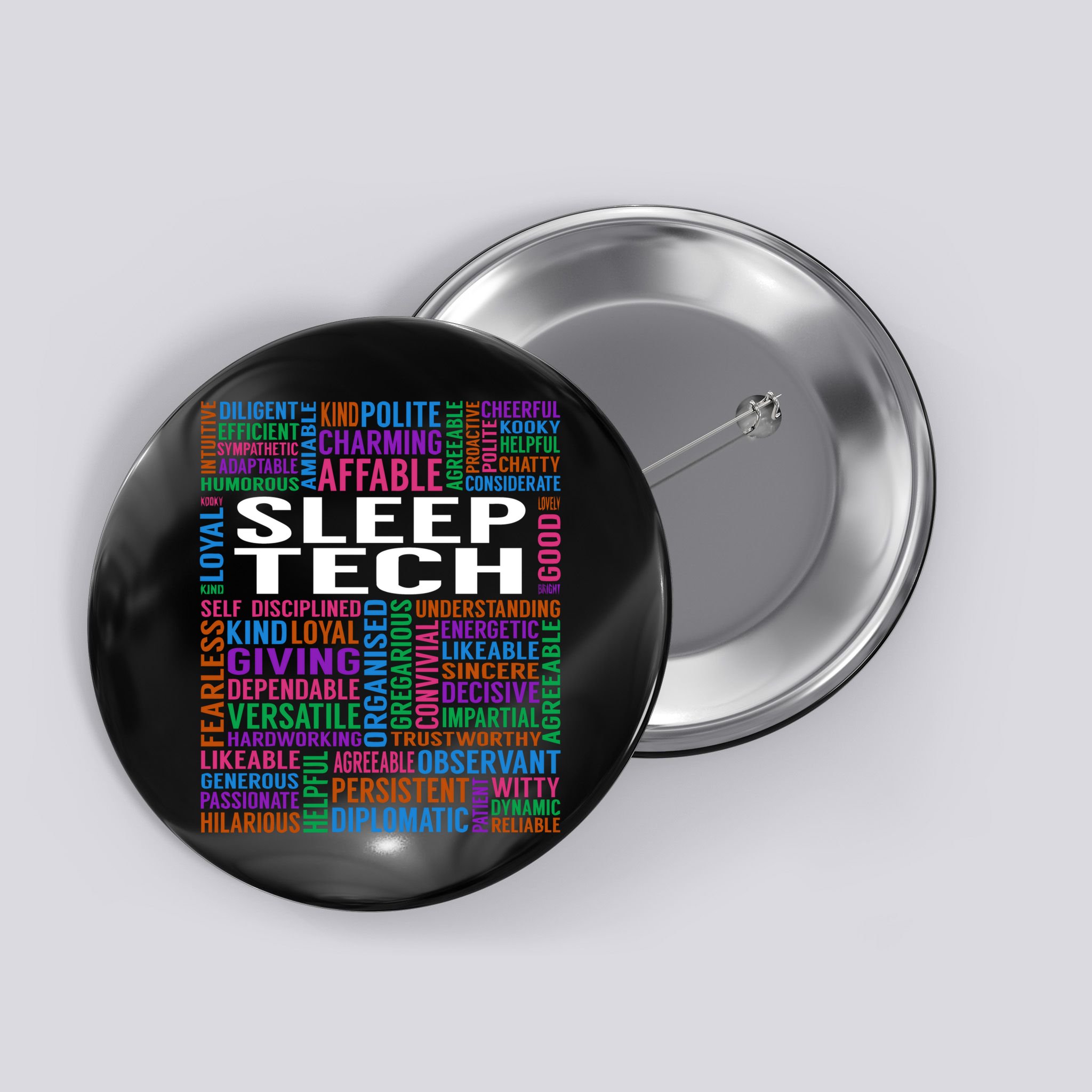 Sleep Tech Job Button