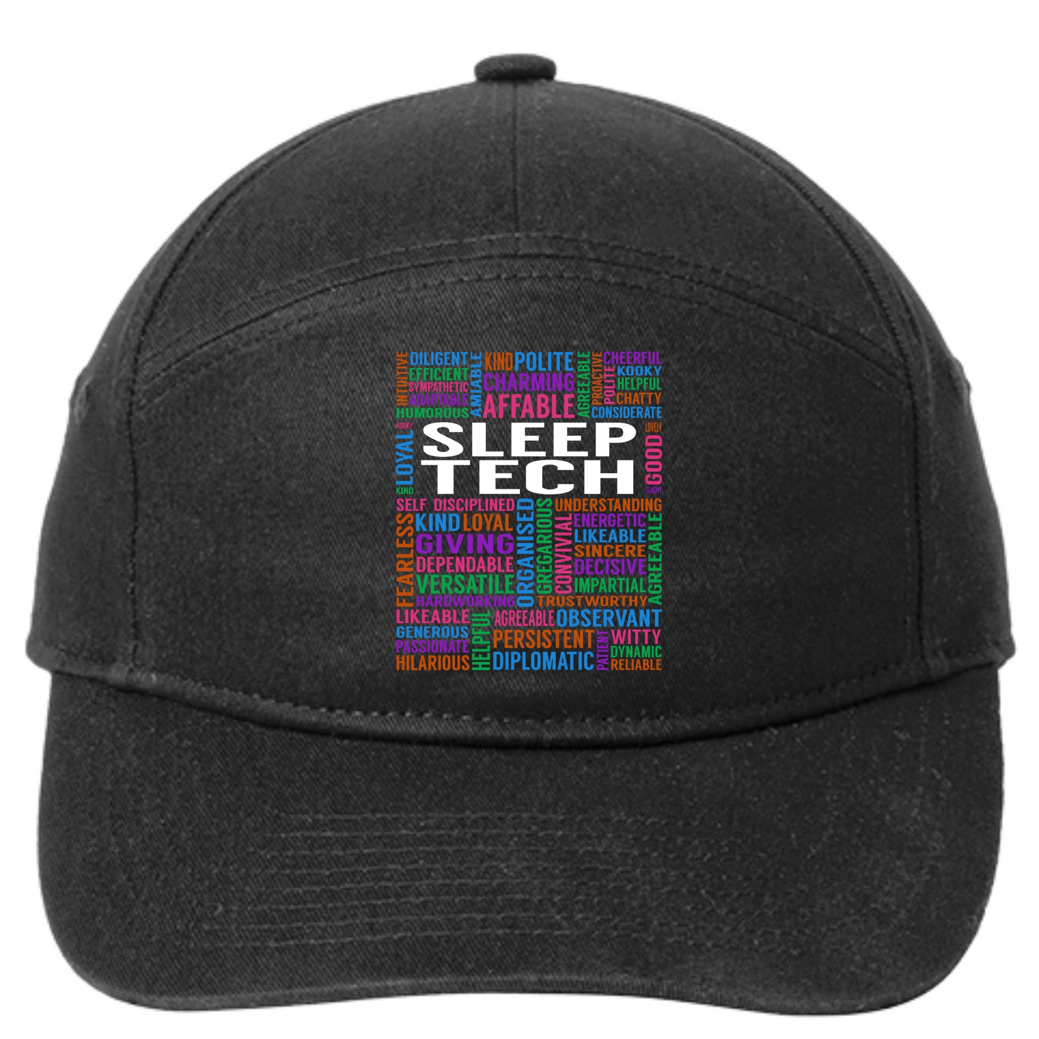 Sleep Tech Job 7-Panel Snapback Hat