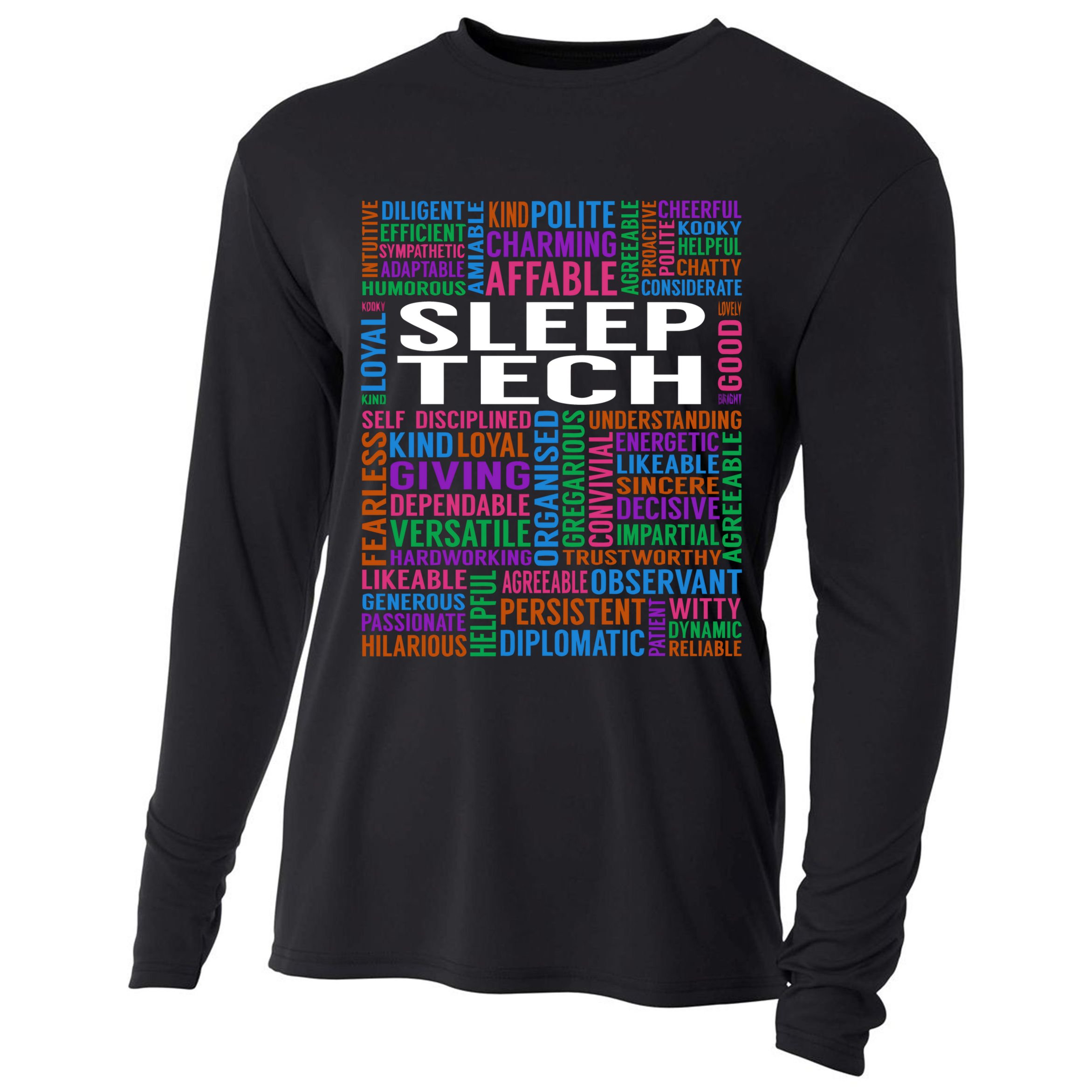 Sleep Tech Job Cooling Performance Long Sleeve Crew