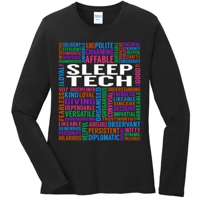 Sleep Tech Job Ladies Long Sleeve Shirt