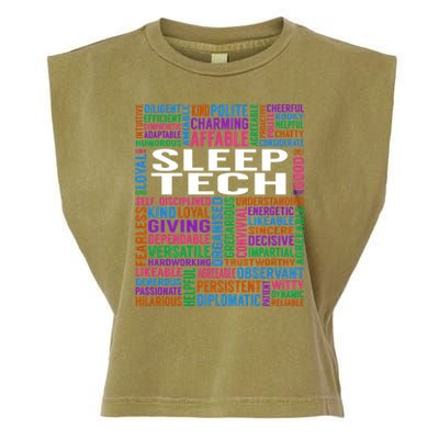 Sleep Tech Job Garment-Dyed Women's Muscle Tee