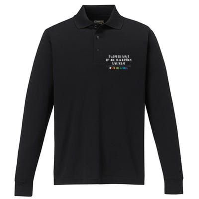 Sped Teacher Job Description Special Education Teacher Gift Performance Long Sleeve Polo