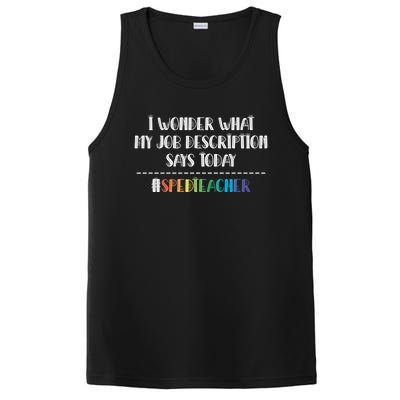 Sped Teacher Job Description Special Education Teacher Gift PosiCharge Competitor Tank