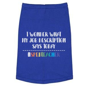 Sped Teacher Job Description Special Education Teacher Gift Doggie Tank