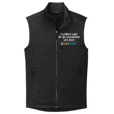 Sped Teacher Job Description Special Education Teacher Gift Collective Smooth Fleece Vest