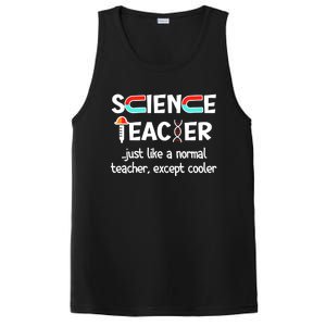 Science Teacher Just Like A Normal Teacher Funny PosiCharge Competitor Tank