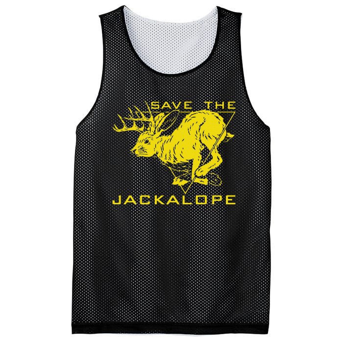 Save The Jackalope For Camping Lovers Mesh Reversible Basketball Jersey Tank