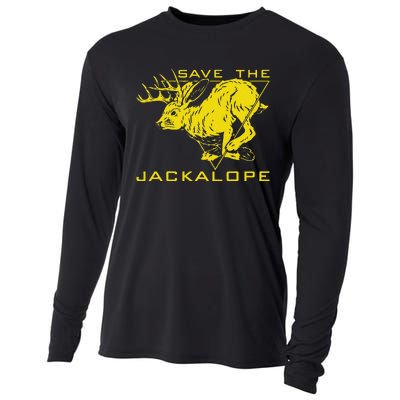 Save The Jackalope For Camping Lovers Cooling Performance Long Sleeve Crew