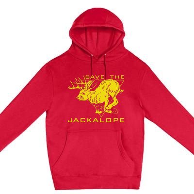 Save The Jackalope For Camping Lovers Premium Pullover Hoodie