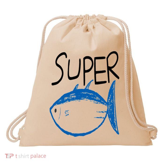 Super Tuna Jin Drawstring Bag