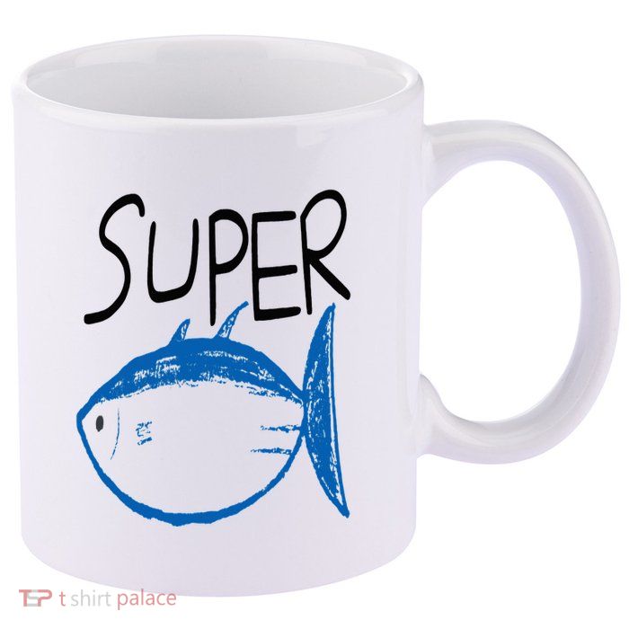 Super Tuna Jin 11oz C Handle Ceramic Mug