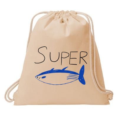 Super Tuna Jin Drawstring Bag