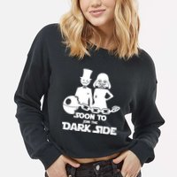 Soon To Join The Dark Side Cropped Pullover Crew