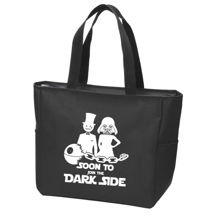 Soon To Join The Dark Side Zip Tote Bag