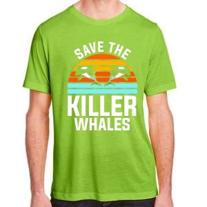 Save The Killer Whales Orca Gift Adult ChromaSoft Performance T-Shirt