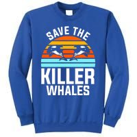 Save The Killer Whales Orca Gift Sweatshirt