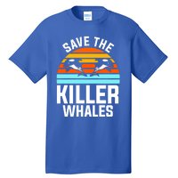 Save The Killer Whales Orca Gift Tall T-Shirt