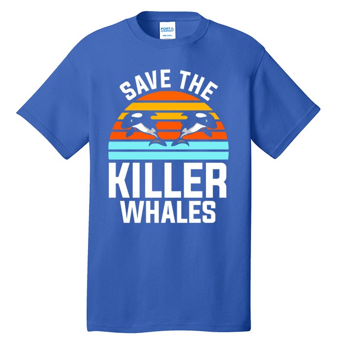 Save The Killer Whales Orca Gift Tall T-Shirt